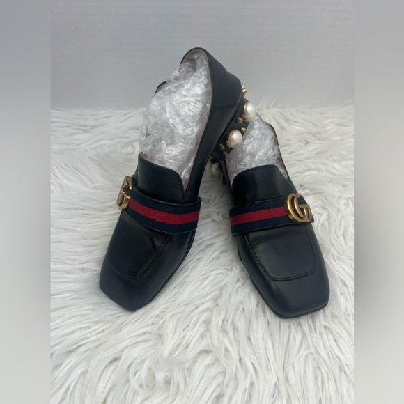 Gucci Shoes - Gucci Mid heel Loafers